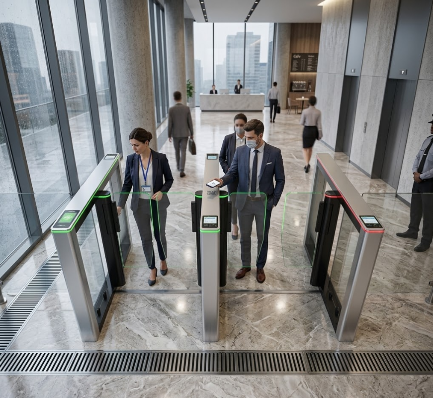 DTran Technology Smart Security Solution Turnstile