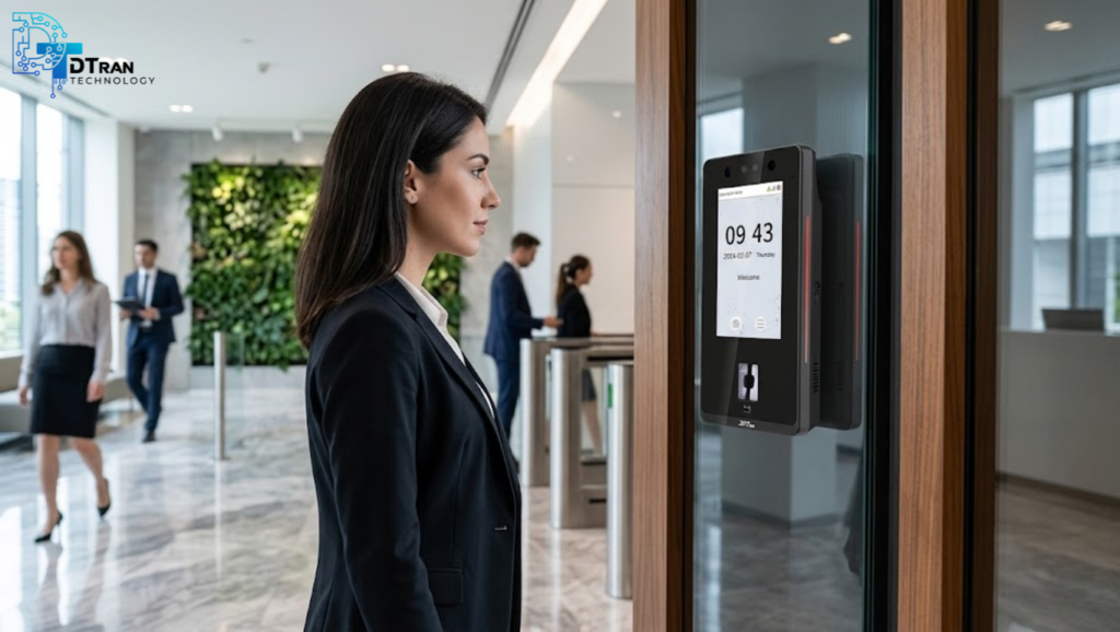 DTran Technology Smart Security Solution เครื่องบันทึกเวลาเข้างาน ระบบควบคุมการเข้าออก SenseFace 4A