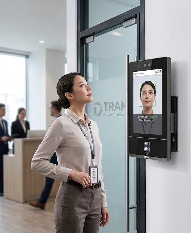 DTran เครื่องบันทึกเวลาเข้าออกงาน ระบบ Access Control ประตู