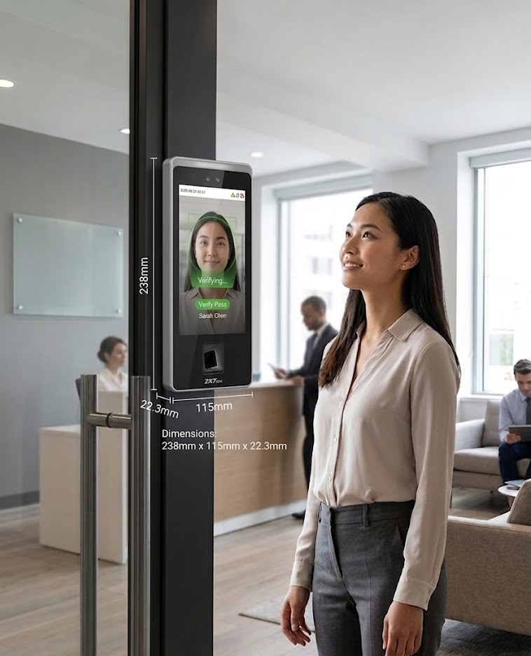 เครื่องบันทึกเวลาเข้าออกงาน ระบบ Access Control ประตู DTran