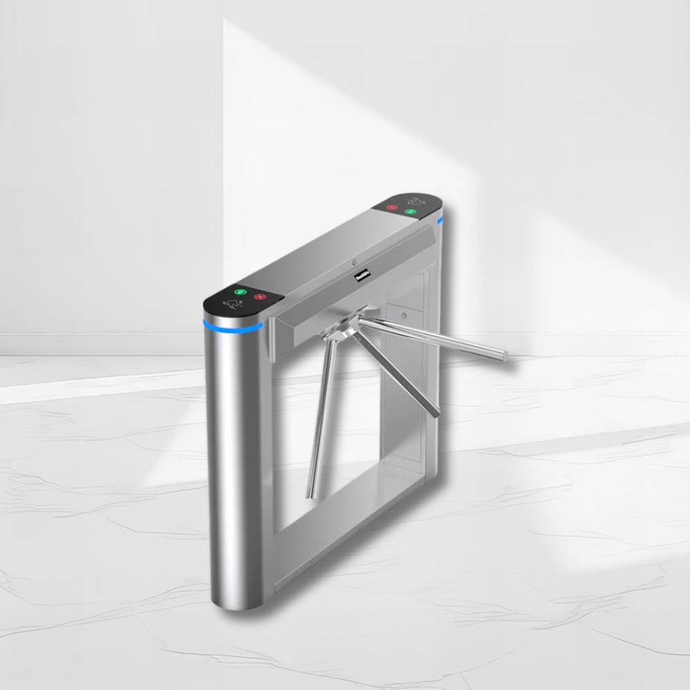 Ai Turnstile Gate ประตูกั้นคนอัตโนมัติ เครื่องกั้นทางเข้าออก TP112 DTran Smart Security Technology