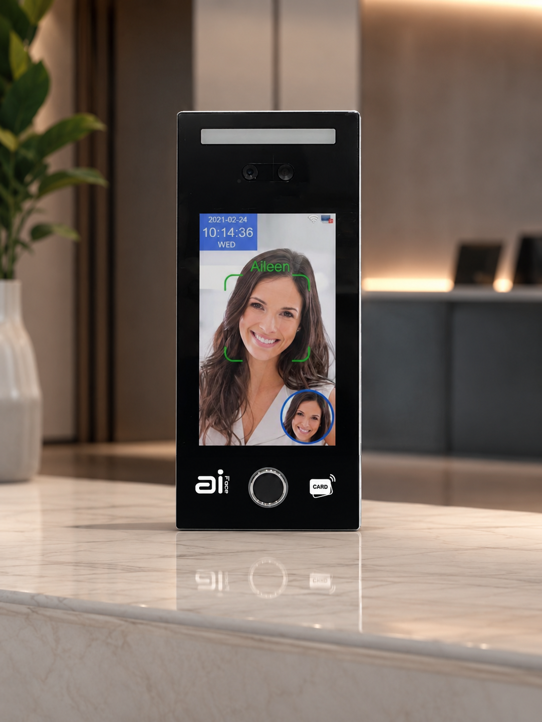 Ai Face AI-005 เครื่องสแกนลายนิ้วมือ สแกนใบหน้า สินค้า
