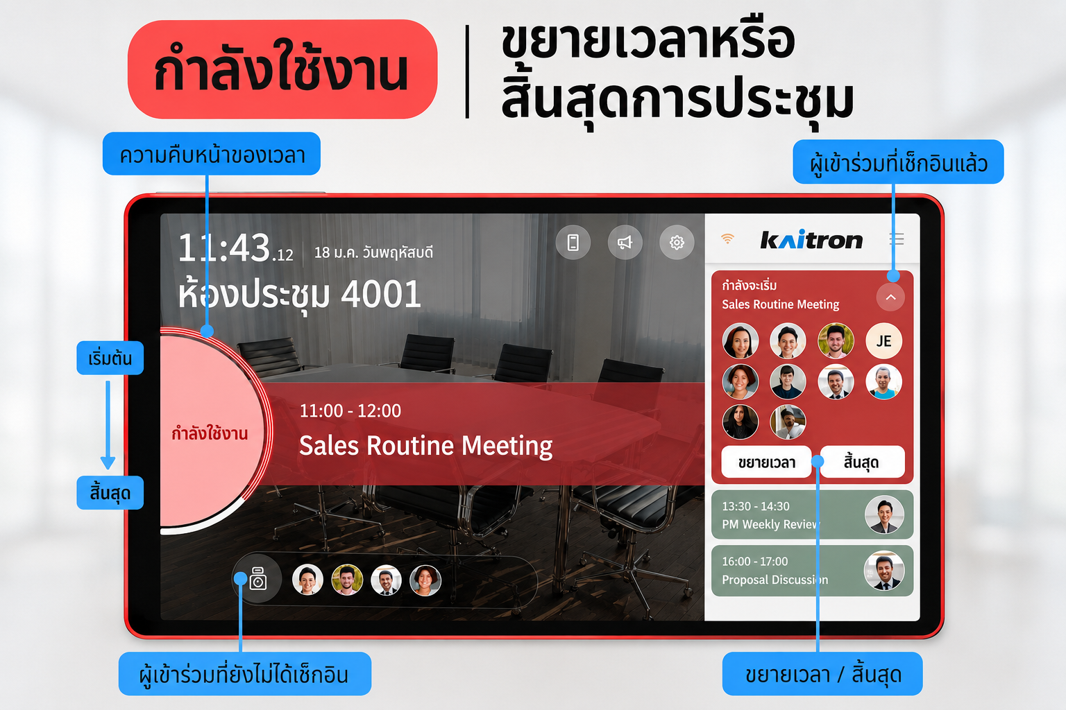 ChowPAD ระบบจองห้องประชุมออนไลน์ ภาพ 5