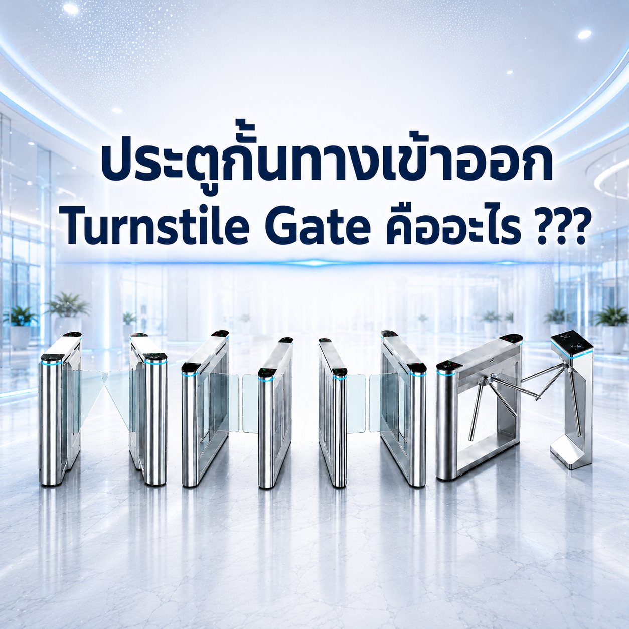 ประตูกั้นทางเข้าออก Turnstile Gate คืออะไร ปก
