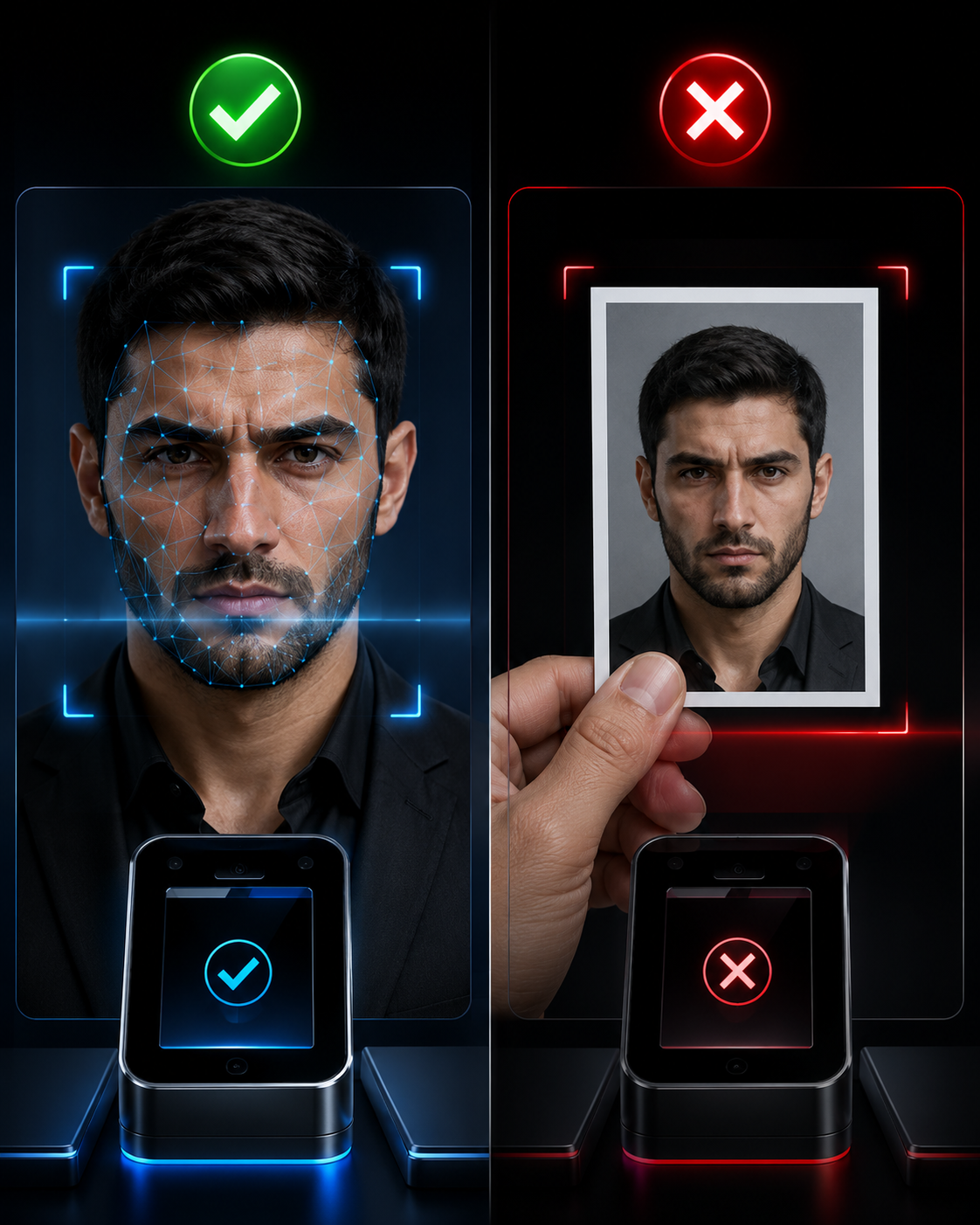เครื่องสแกนใบหน้า ลายนิ้วมือเข้างาน บันทึกเวลาเข้างาน Ai Face Recognition Scanner Access Control