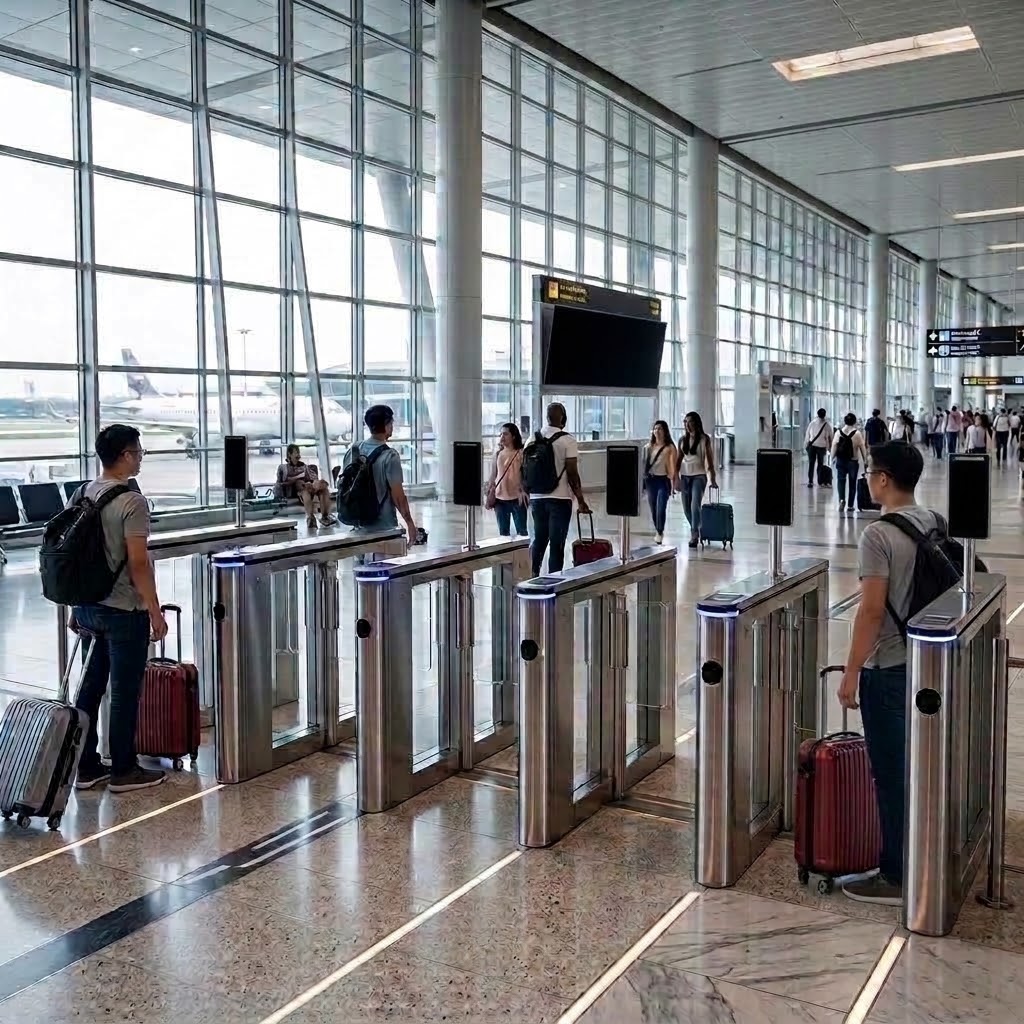 Ai Face Ai-005 Face Recognition Time Attendance and Access Control เครื่องสแกนใบหน้าเข้างาน สนามบิน