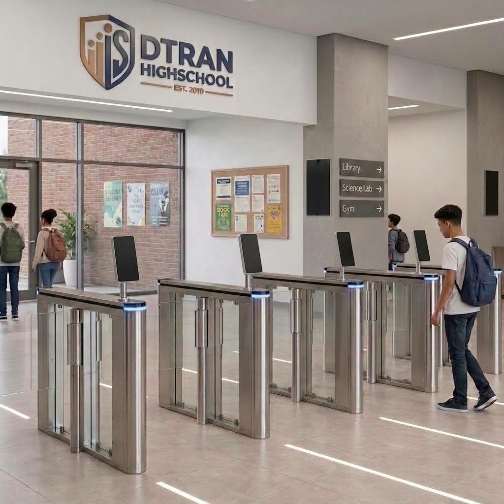 Ai Face Ai-005 Face Recognition Time Attendance and Access Control เครื่องสแกนใบหน้าเข้างาน โรงเรียน