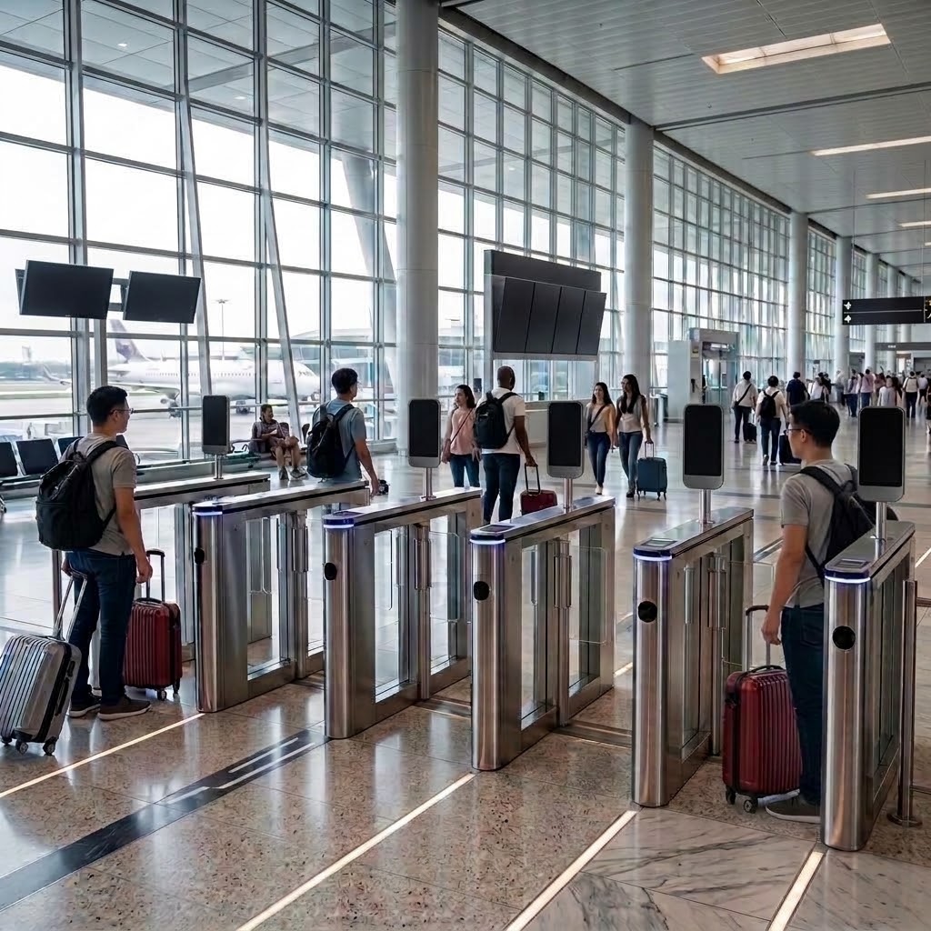 Ai Face X005 Time Attendance and Access Control เครื่องสแกนใบหน้าเข้างาน สนามบิน