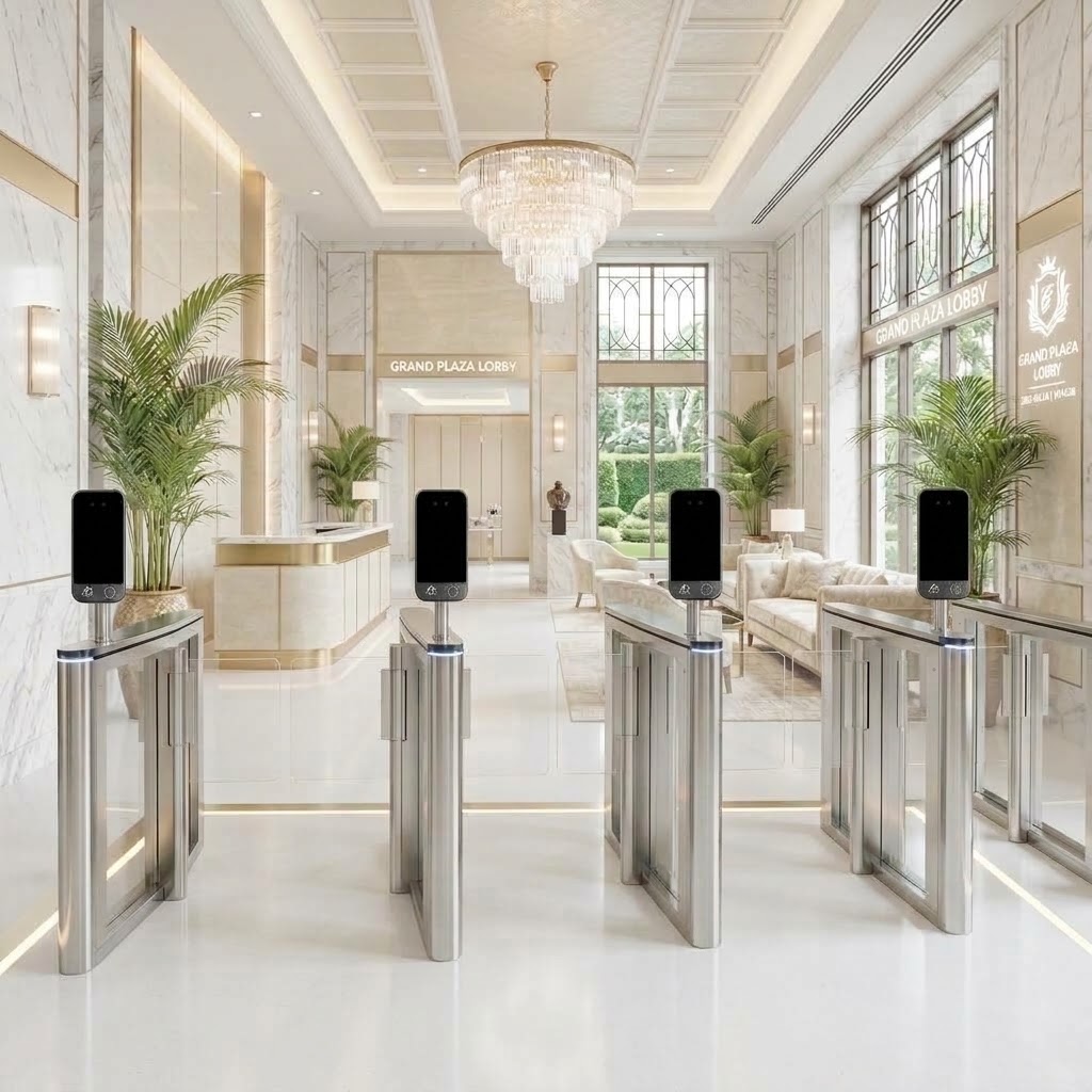 Ai Face X005 Time Attendance and Access Control เครื่องสแกนใบหน้าเข้างาน โรงแรม