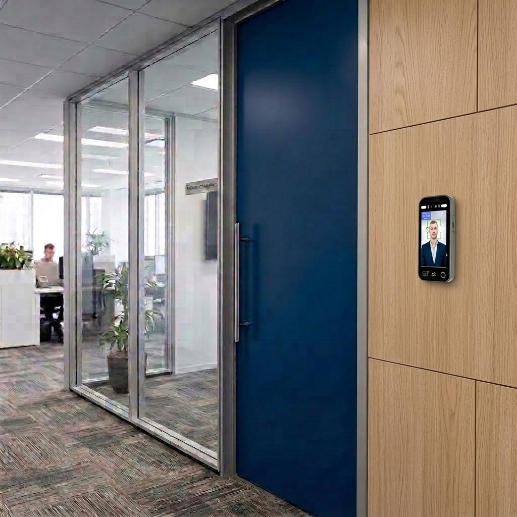 Ai Face X008 Time Attendance and Access Control เครื่องสแกนใบหน้าเข้างาน พร้อมลายนิ้วมือ และบัตร RFID ออฟฟิศ