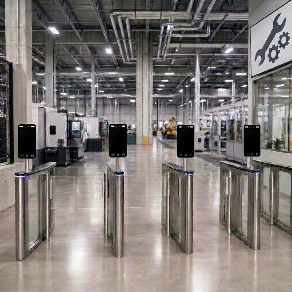 Ai Face X008 Time Attendance and Access Control เครื่องสแกนใบหน้าเข้างาน พร้อมลายนิ้วมือ และบัตร RFID โรงงานอุตสาหกรรม