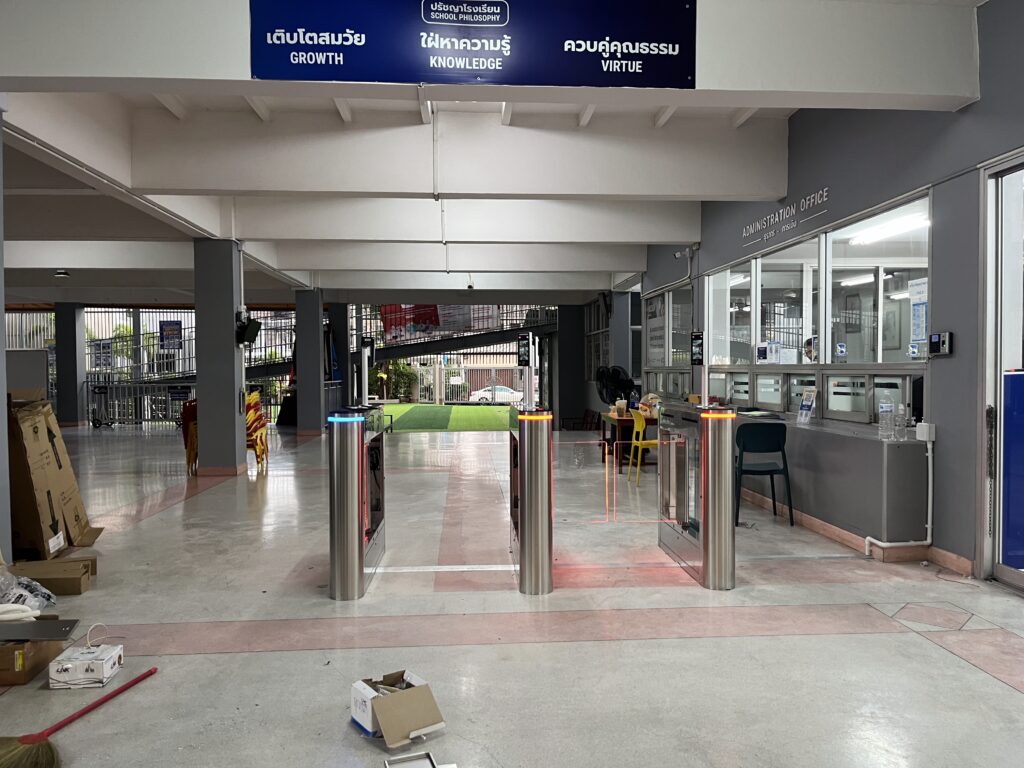 การติดตั้ง ประตูกั้นทางเดิน Ai Gate SW212 Access Control